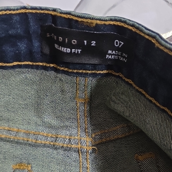 Studio Dark Indigo Women's Straight Leg Jeans - Picture 9 of 15